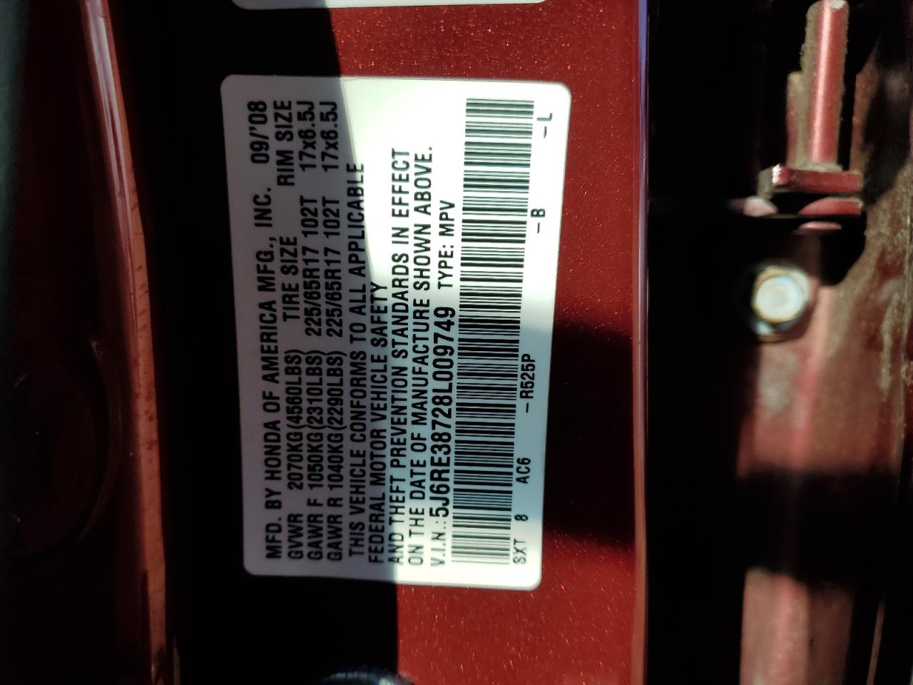 Honda Crv Exl Image 12