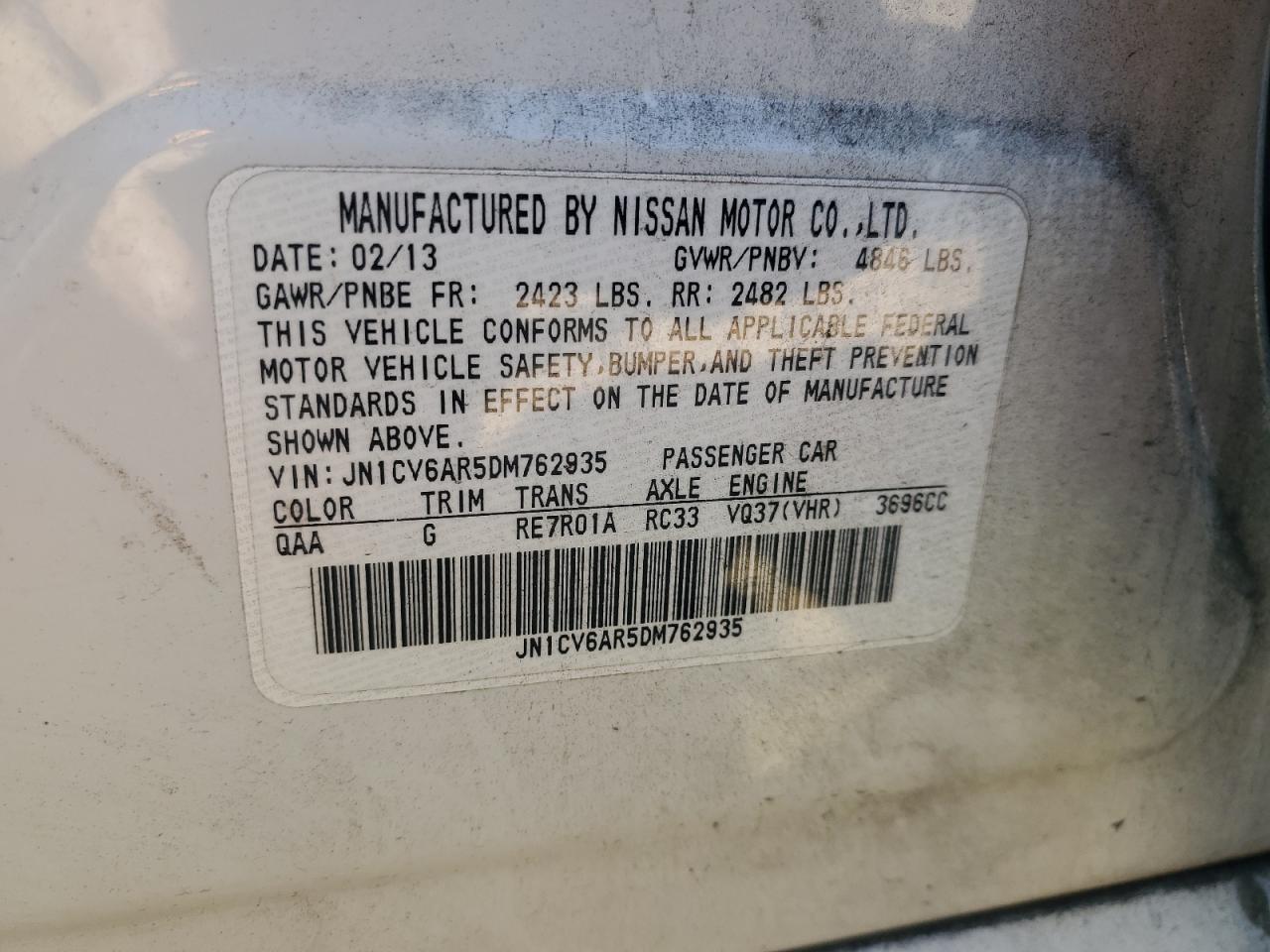 INFINITI G37 Image 10