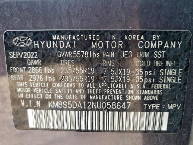 Hyundai SANTA FE Limited Image 9