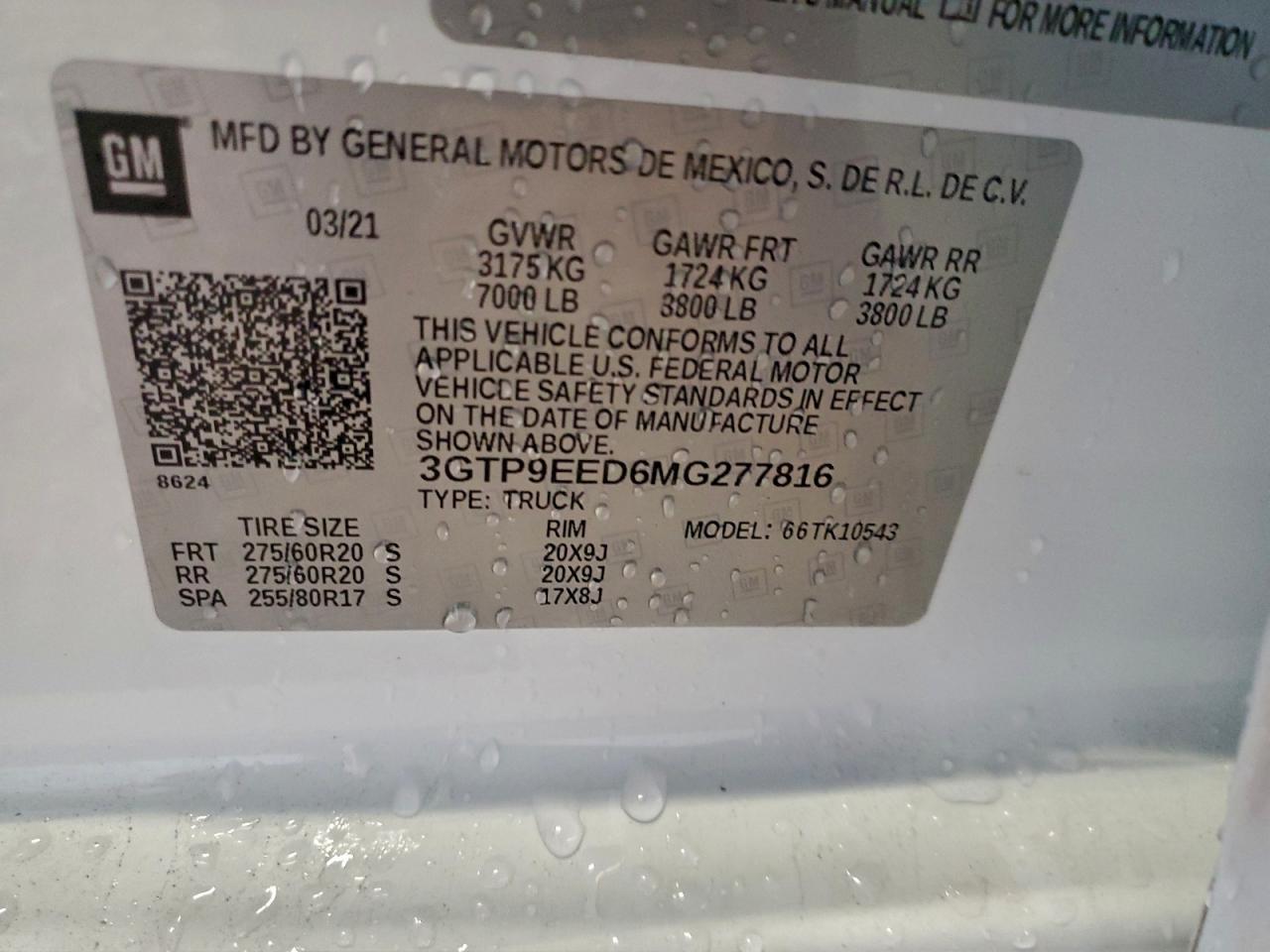 GMC Sierra K1500 At4 Image 11