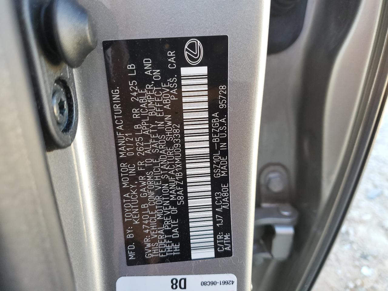 Lexus Es 350 Base Image 10