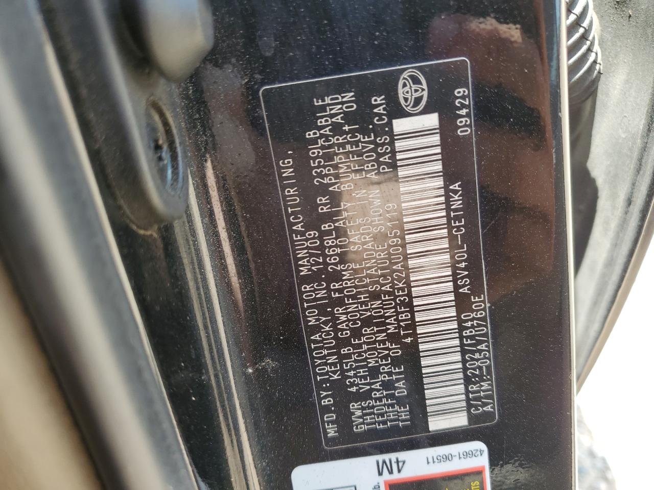 Toyota Camry Base Image 13