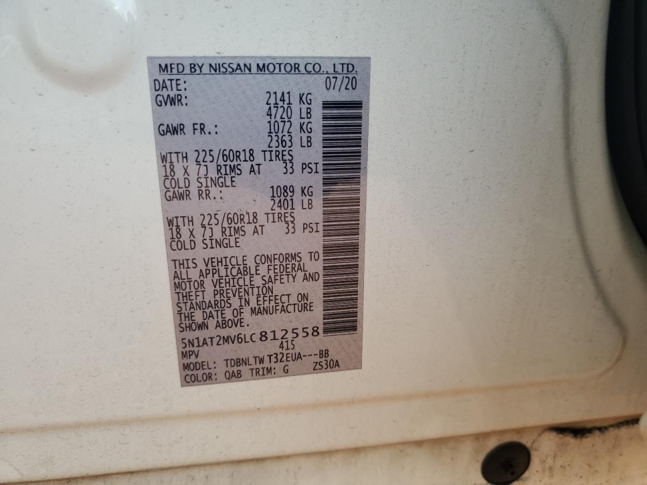 Nissan Rogue S Image 13