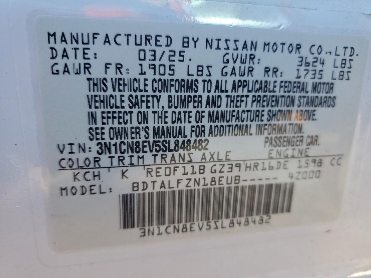 Nissan Versa Sv Image 8