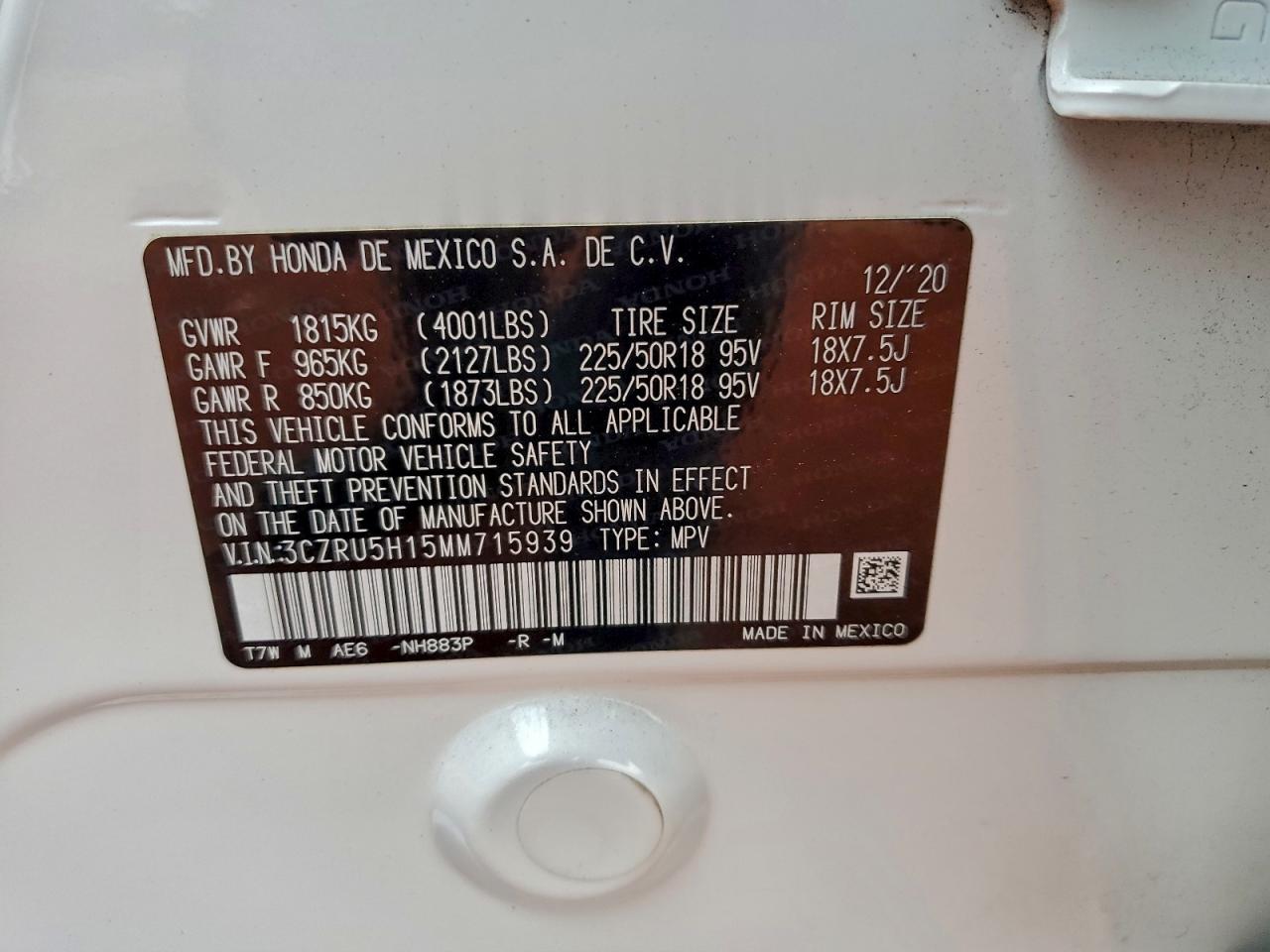 Honda HR-V Sport Image 12