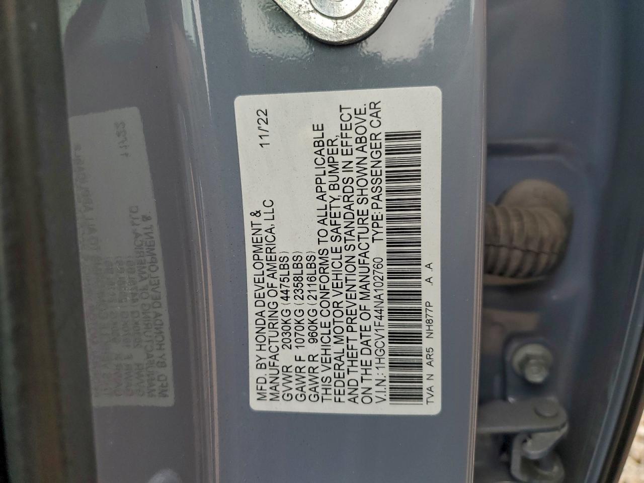 Honda Accord Sport Se Image 9