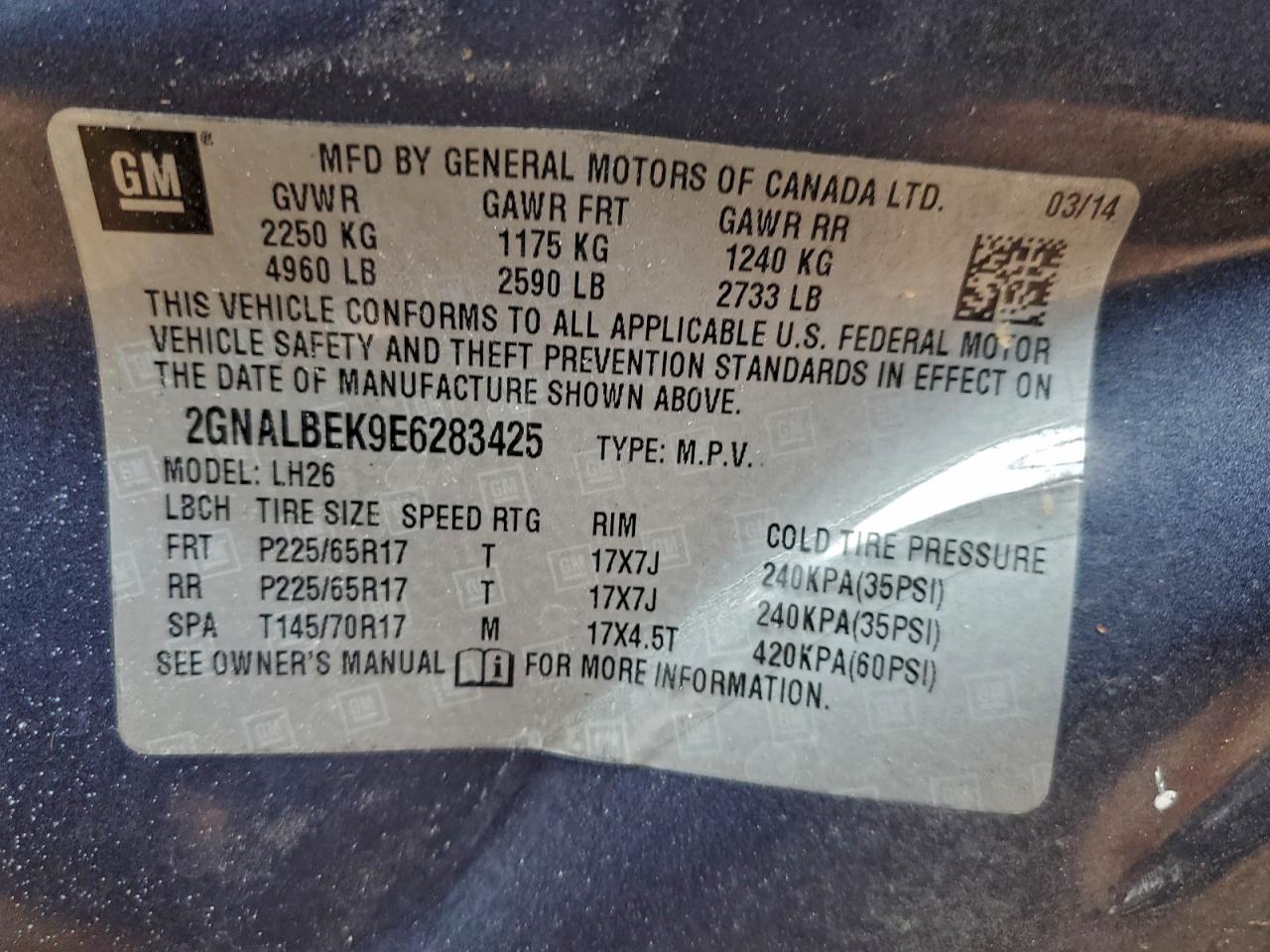 Chevrolet Equinox Lt Image 11