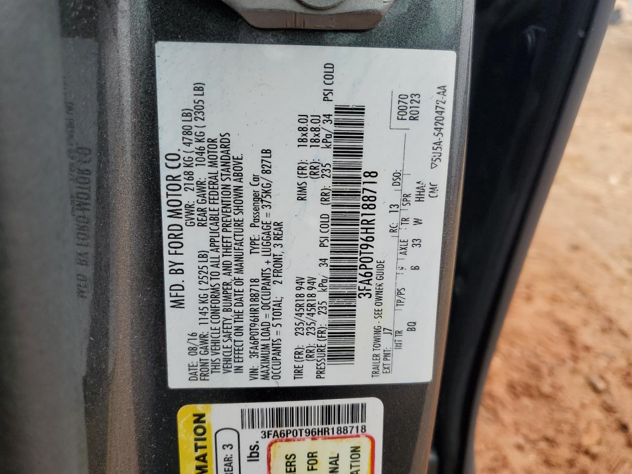 Ford Fusion Se Image 12