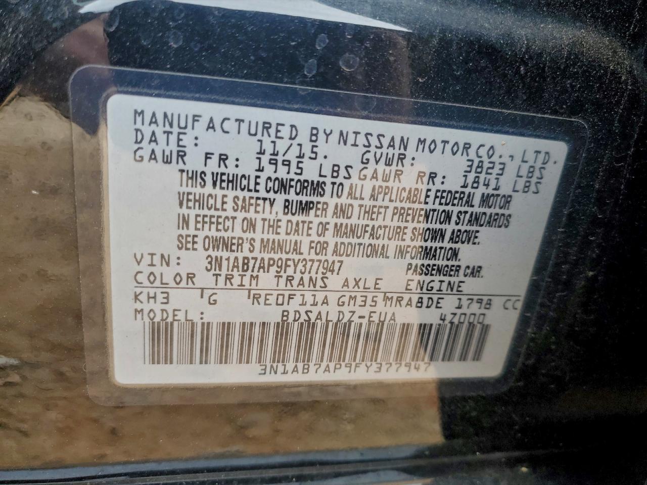 Nissan Sentra S Image 11