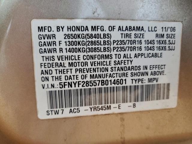 Honda Pilot Exl Image 2