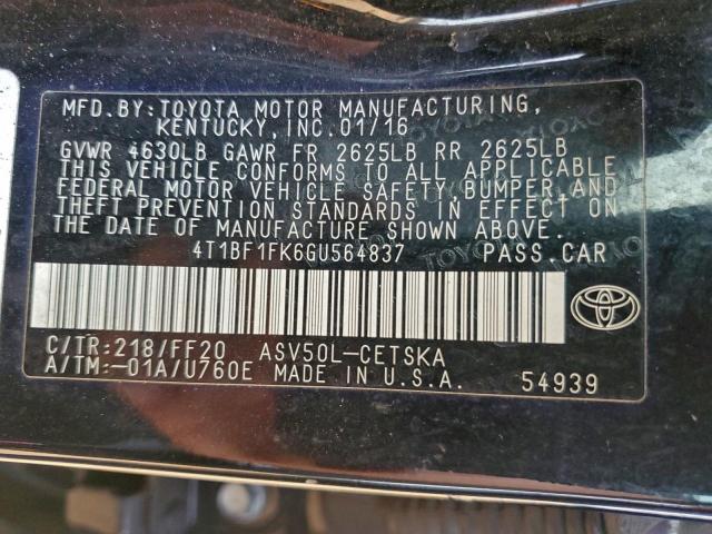 Toyota Camry Le Image 8