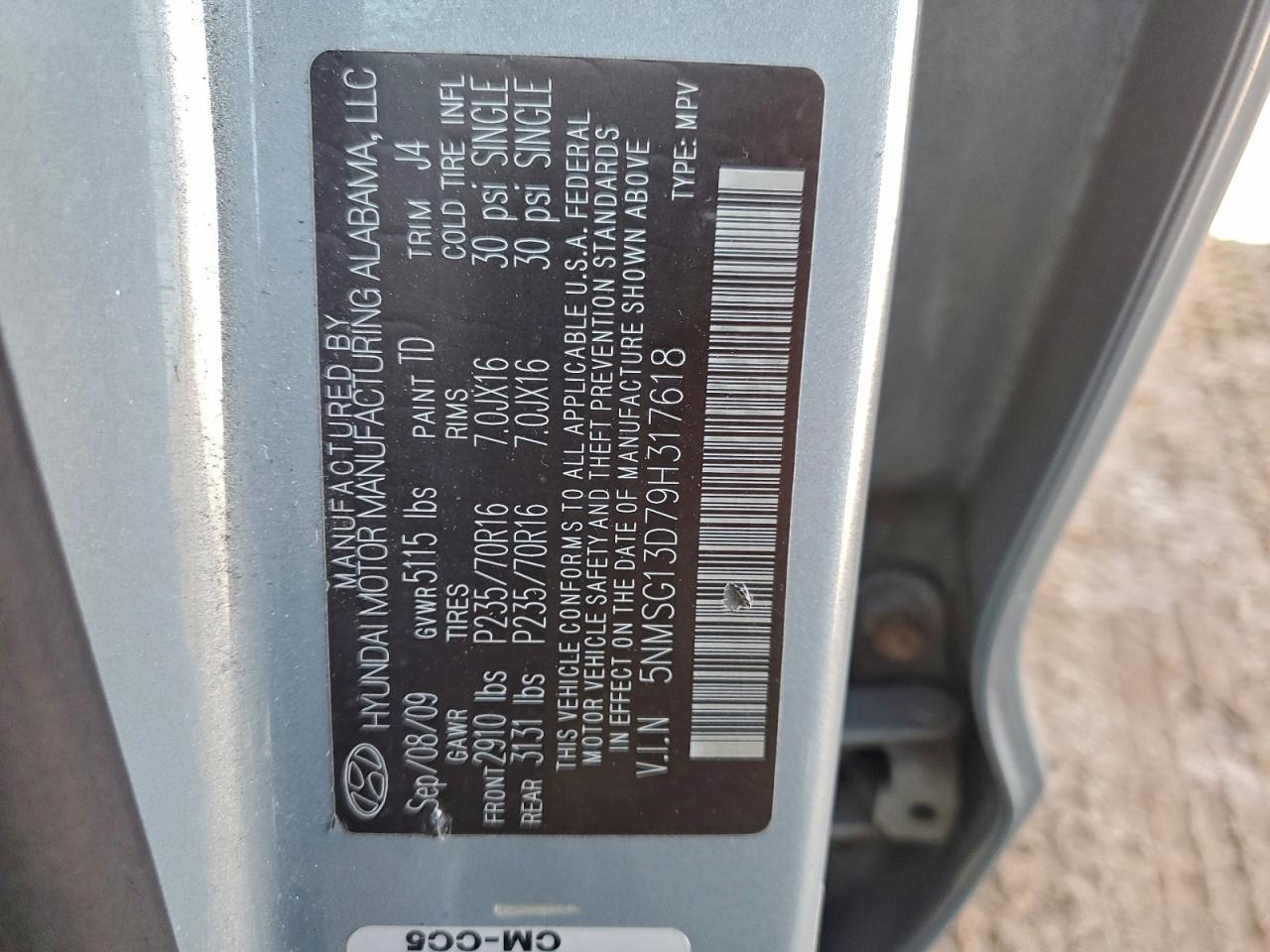 Hyundai SANTA FE Gls Image 9