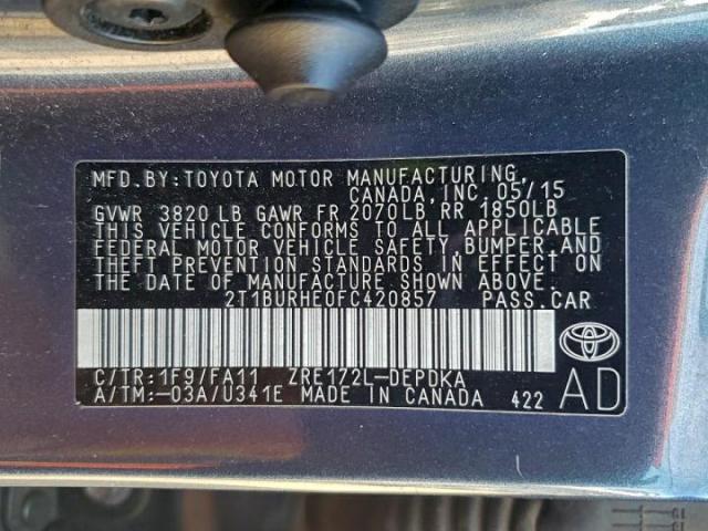 Toyota Corolla L Image 10