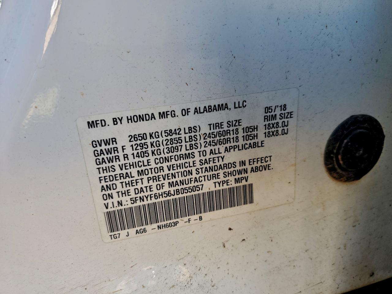 Honda Pilot Exl Image 9