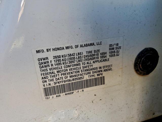 Honda Pilot Exl Image 9