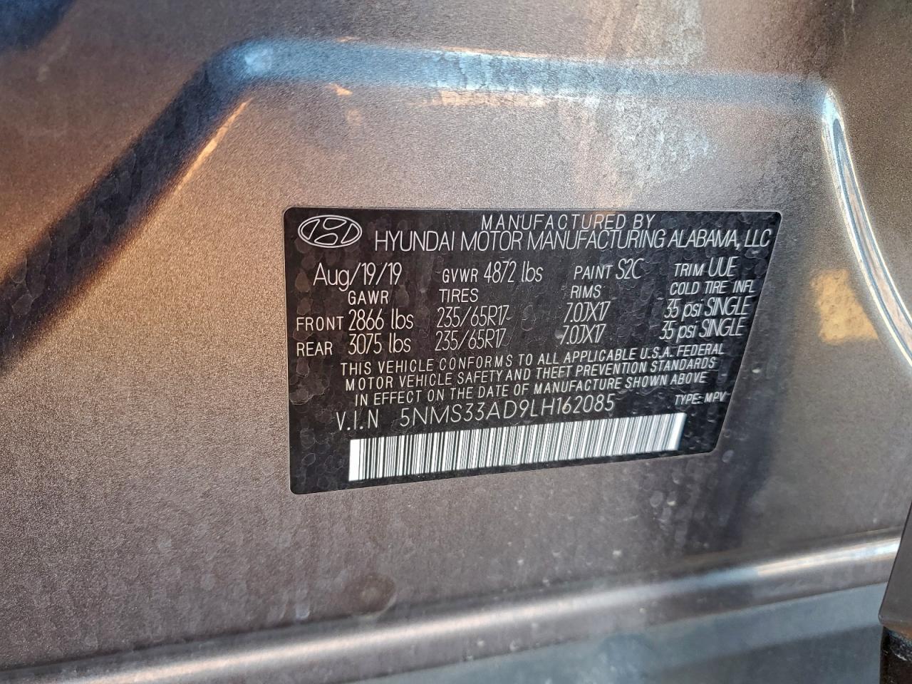 Hyundai SANTA FE Sel Image 13