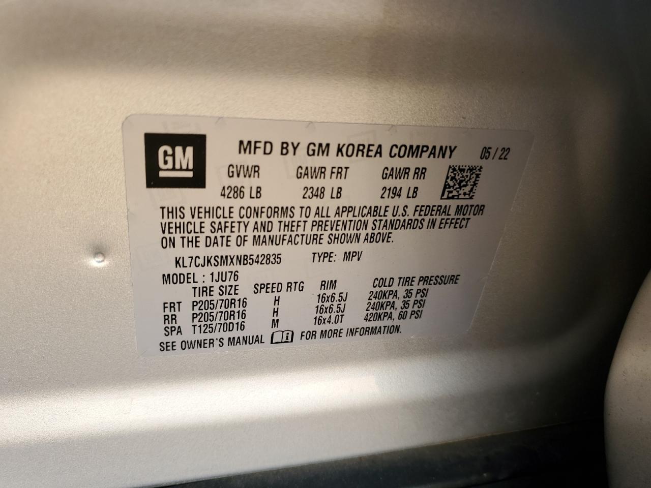 Chevrolet Trax Ls Image 11