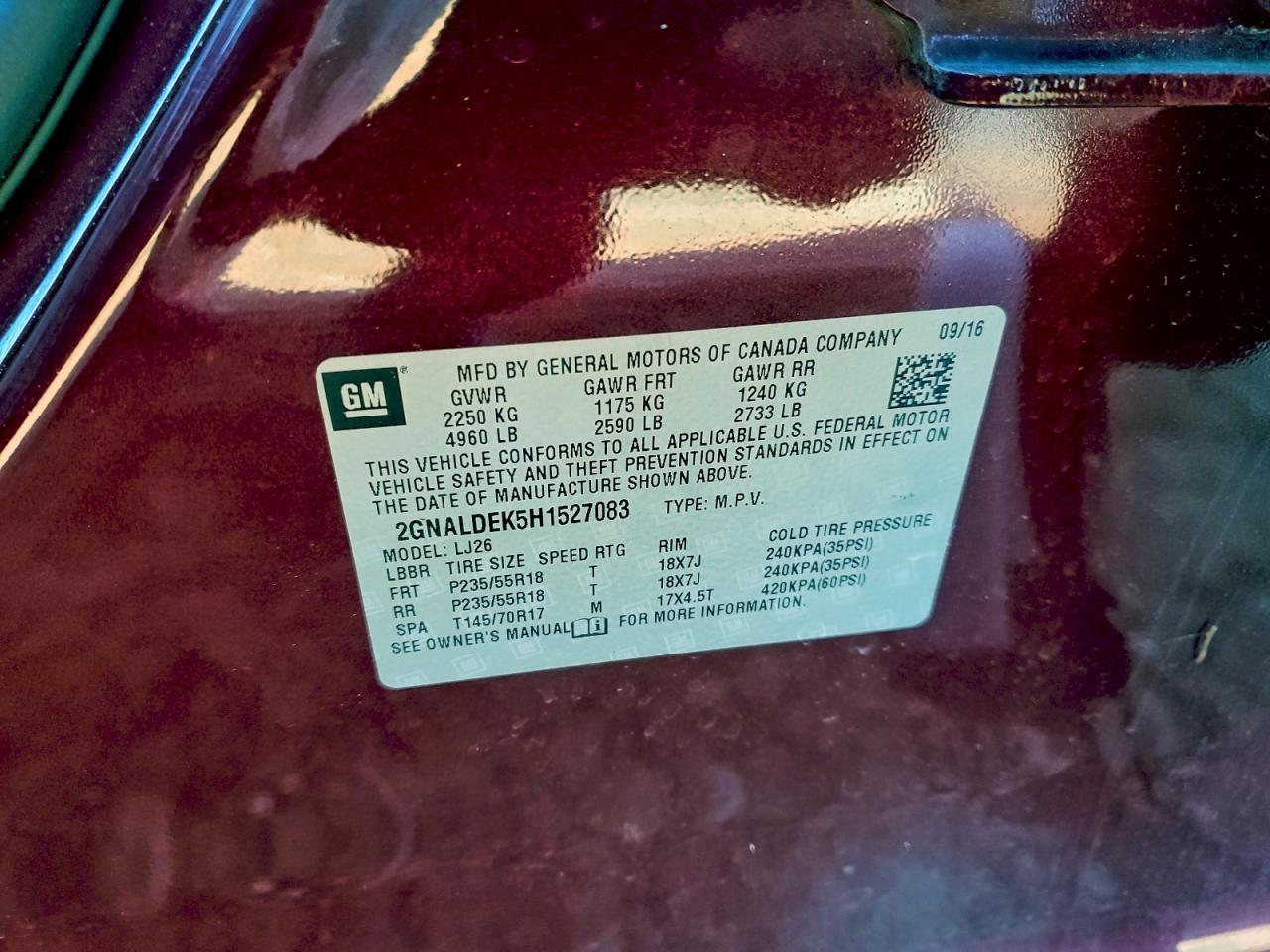 Chevrolet Equinox Premier Image 7