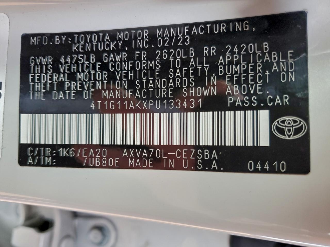 Toyota Camry Se Night Shade Image 10