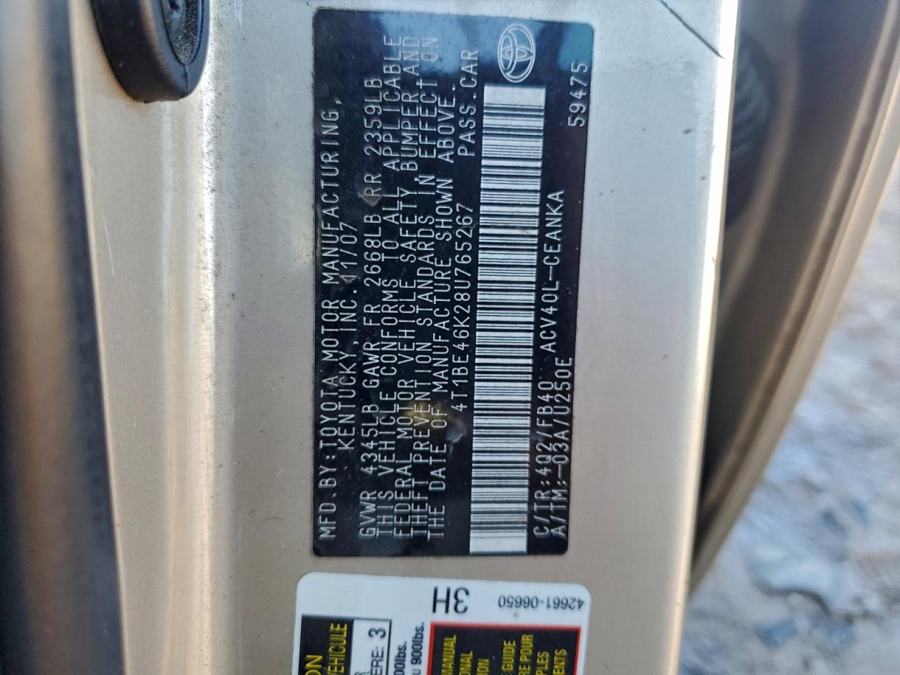 Toyota Camry Ce Image 5