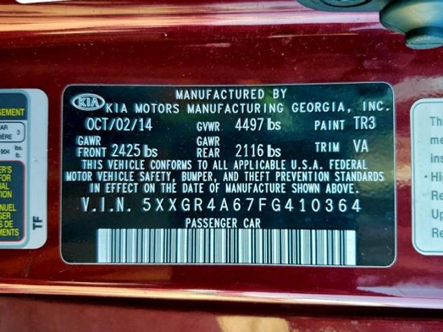 Kia Optima Sx Image 7