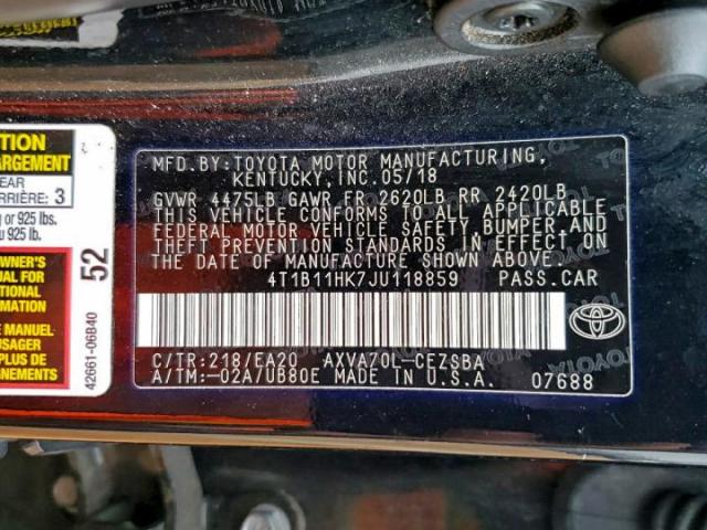 Toyota Camry L Image 7