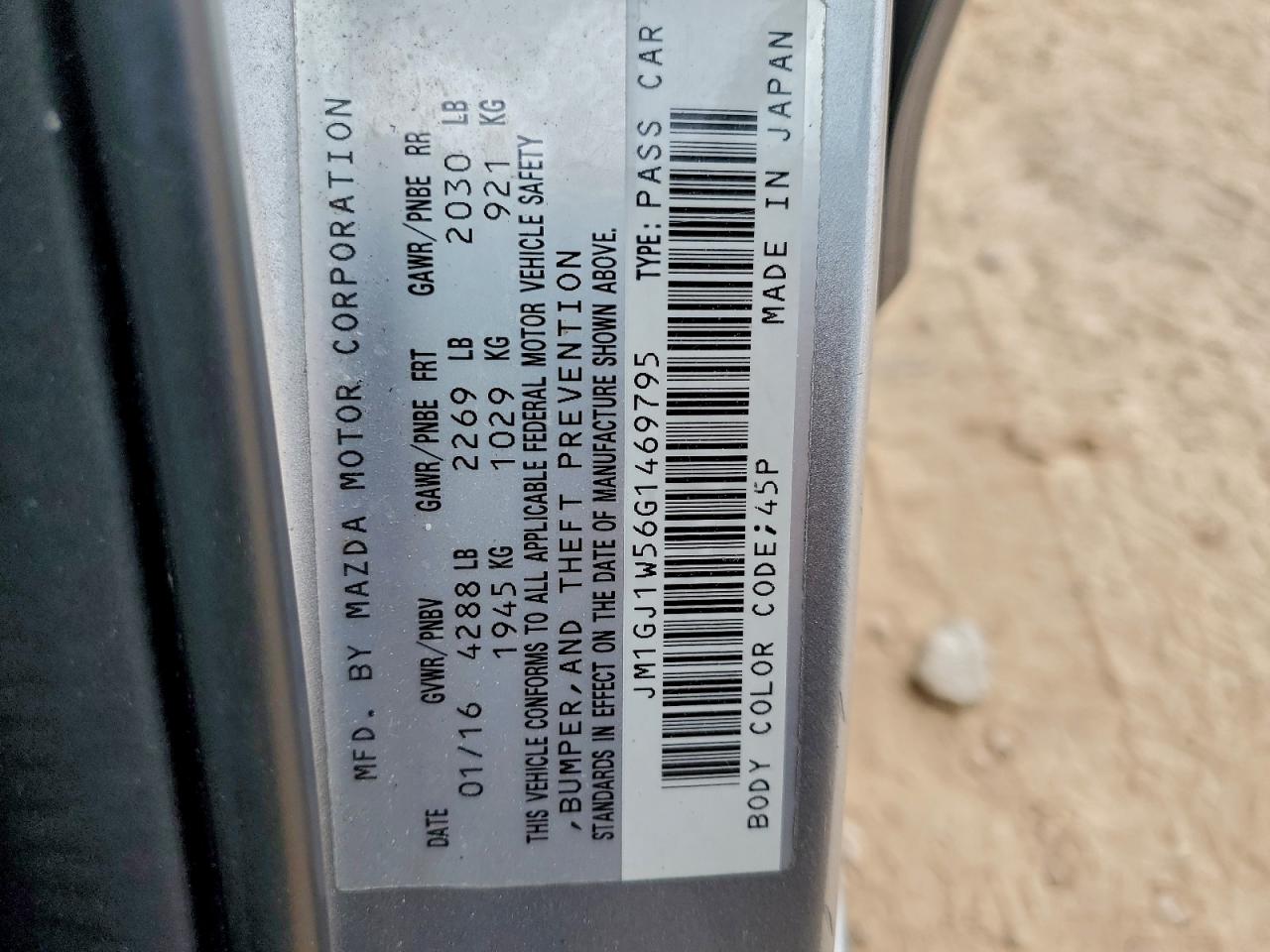 Mazda 6 Grand Touring Image 12